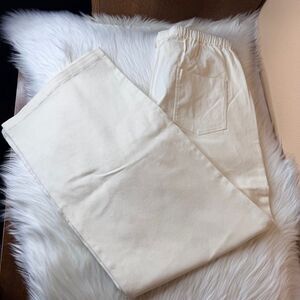 Flamingals Drawstring Pull On Pants Straight Leg Size Large